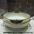 Jingdezhen 13-Inch 15-Inch Baking with Rack Gold-Plated Baking Tray Soup Pot Single Soup Poy Available Alcohol Candle Heating