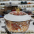 15-Head Soup Pot Set Dual-Sided Stockpot Soup Pot with Shelf Ceramic Bowl Ceramic Cover Soup Pot