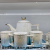 Jingdezhen Ceramic Water Set Set Teapot Set European Water Containers Wedding Supermarket with Tray Rotatable