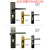 Gray Door Lock Indoor Bedroom Door Lock Magnetic Suction Mute Door Handle Modern Light Luxury Set Split Timber Door Lock