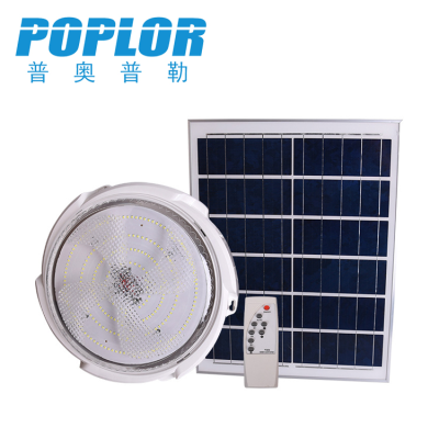 LED Solar Ceiling Light 40/60/100/300W Balcony Corridor Emergency Light Outdoor Camping Lamp for Booth