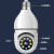 Led Monitoring Bulb Infrared 360 Degree Panoramic Camera Wifi Dual Light Night Vision Intelligent Tracking Two-Way Intercom