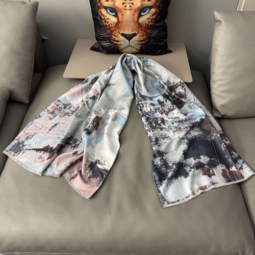 european and american printed cashmere shawl warm cloak thickened ink printing shawl scarf spot warm