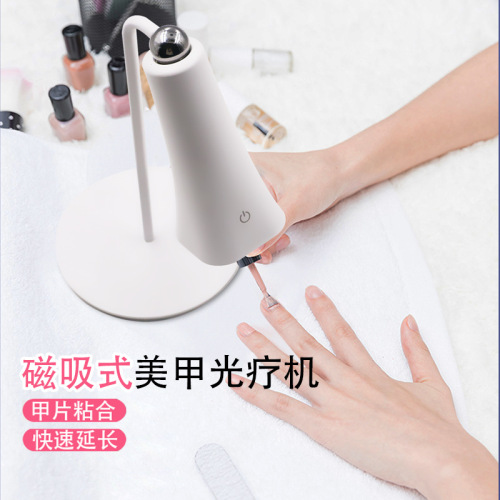 迷你桌面UV紫外线美甲烤灯触摸USB可充电调焦距美甲照明灯蓄电款