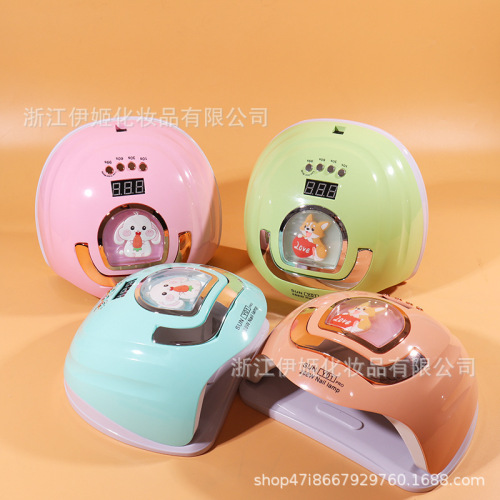 新款SUNY01指甲美甲灯288W大功率58颗灯珠美甲光疗机双光源烤灯