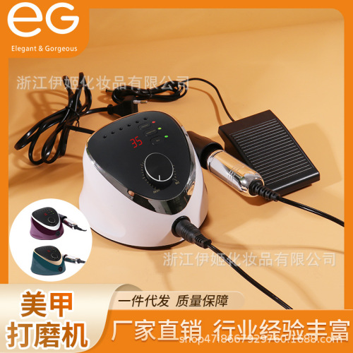 SML M12美甲打磨机 修甲卸甲电动磨甲器35000转大功率打磨机