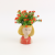 Cross-Border Amazon Hot Sale Cartoon Artificial Flower Plant Flower Pot Cute Doll Flower Pot Ceramic Personalized Creative