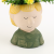 Cross-Border Amazon Hot Sale Cartoon Artificial Flower Plant Flower Pot Cute Doll Flower Pot Ceramic Personalized Creative