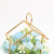 INS Nordic Style Gold-Plated Flower Stand Simulation Flower Pot Fake Flower Furnishings Decoration Decoration Gifts Floral Exclusive for Cross-Border