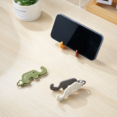 Exclusive for Cross-Border Portable Desktop Foldable Elephant Lazy Cartoon Phone Holder Mini Mobile Phone Holder Holder