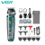 VGR102 Six-in-One Multifunctional Haircut Suit Waterproof Hair Clipper Nose Hair Trimmer Shaver Carving Electric Clipper