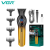 V-921Cross-Border New Arrival Oil Head Hair Clipper Rechargeable Digital Display Hair Carving Nicked Hair Salon Professional Electric Clipper