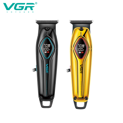 V-945 Cross-Border New Arrival Oil Head Hair Clipper Rechargeable Digital Display Hair Carving Nicked Hair Salon Professional Electric Clipper