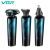 VGR303 Cross-Border New Arrival Shaver Multifunctional Three-in-One Nose Hair Trimmer Trimmer Gradient Color Electric Clipper