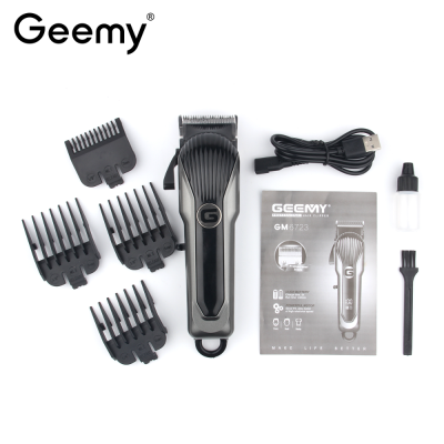 Geemy6723 New Electric Hair Clipper Fine-Tuning Gradient Electrical Hair Cutter Hair Salon USB Rechargeable Household Electric Clipper