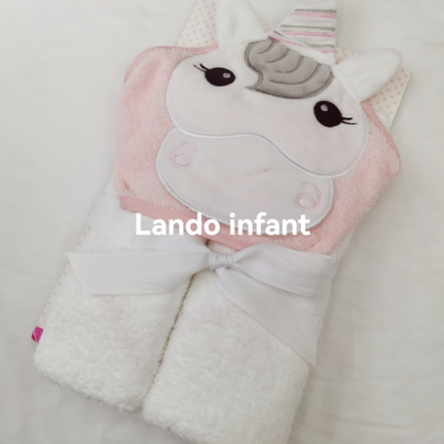 Baby Hooded Cartoon Bath Towel Newborn Swaddling Quilt Children's Cotton Bath Towel