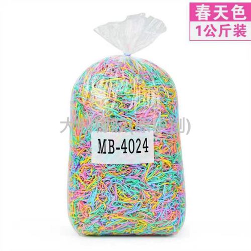 儿童橡皮筋 小女孩扎发不伤发皮筋 小辫子彩色皮筋
