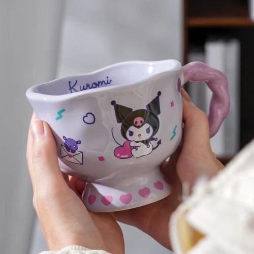 三丽鸥联名马克杯女高颜值可爱情侣水杯家用早餐杯