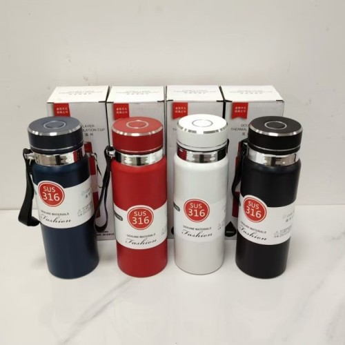 316不锈钢真空保温杯男士女式大容量户外带提绳太阳壶礼品杯子