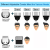 Multi-Functional Electric Hair Clipper Men's Household Six-in-One Haircut Set Electric Clipper Rechargeable Electrical Hair Cutter Cross-Border