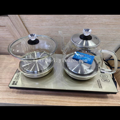 Tea Heart Tea Stove C202q (CXS-7092) Platinum Color Automatic Water Inlet in the Pot