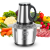 Glass Stainless Steel Meat Grinder 3L Vegetable Mixer Cooking Machine