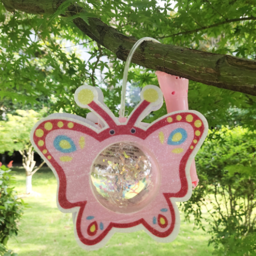 2023中秋手提动物灯笼蝴蝶七彩马元旦春节卡通闪光儿童小孩玩具