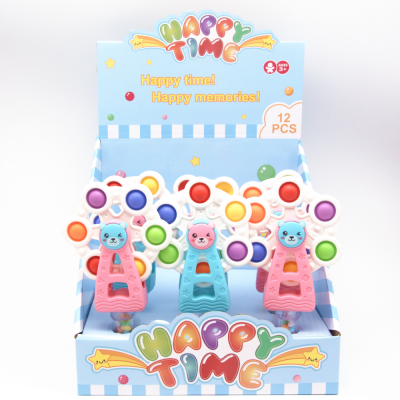 Hot Sale Candy Toys Sugar Decompression Ferris Wheel Supermarket Sugar Tube Sugar Toys Cross-Border E-Commerce Toys