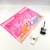Cartoon Solid Color Printing Button Bag Office Information Bag A4 Buggy Bag Student Test Paper Sorting Bag
