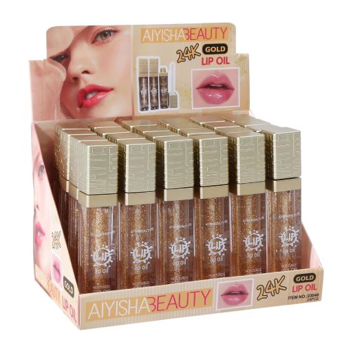 aiyishabeauty gold foil does not change color lip gloss