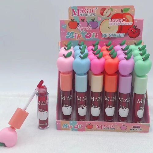 6 color apple lipstick water lip gloss