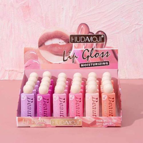6 colors lip gloss no stain on cup colors