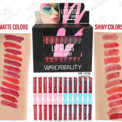 makeup double-headed longlasting lip gloss 12 colors 24 colors do not fade