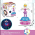 Foreign Trade New Children's Electric Rotating Light Music Universal Dance Princess Spaceman