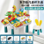 Children's Large Particles Multifunctional Building Block Table Baby's Assembly Toys Compatible with Lego Building Blocks Large Puzzle Study Table