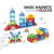 Cross-Border Magnetic Building Blocks Tape Magnet Assembling Three-Dimensional Geometric Square Magnetic Block Light Version Educational Children's Toys