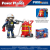 New Fire Fighting Cart Fire Extinguisher Mask Doll Toy Waving Model Boxed Puzzle Fun Boys and Girls Toys
