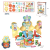 Cross-Border New Arrival Play House Flower Stand Simulation Supermarket Kitchen Medical Education Mini Doctor Children's Toy Suit