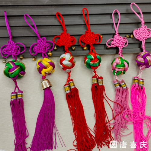 Fortune Ball Colorful Ball Bell Festival Decoration Ancient Style Ornaments Gold Thread Hair Multicolored Tassel Factory Direct Sales