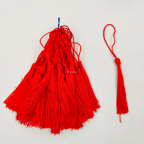 Spot Red Small Hanging Tassel Accessories Festive Red Envelope Wedding Candies Box Calendar DIY Accessories Red