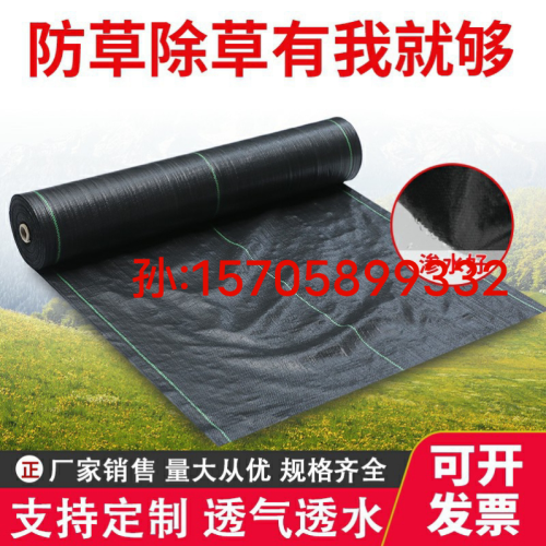 factory wholesale gardening all kinds of gram weight black pp weeding cloth pp anti-grass cloth cover grass cloth anti-grass cloth