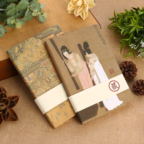 new chinese style notebook gift set printable logo national fashion ancient style cultural and creative products office high-end gift