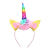 Unicorn hair hoop female cross-border e-commerce spot hair accessories children's holiday party supplies headband 
