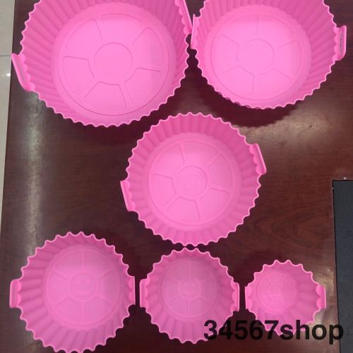 air fryer silicone baking tray oven universal baking tray edible silicon barbecue plate cake mold baking mold