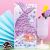 Cute Girl Children Cartoon Mermaid Princess Stickers Paper Fantasy Pearl GEM Love Diamond 3D Stereo Sticky Painting