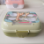 Cross-Border Cartoon Children's Lunch Box Student Portable Separated Plastic Lunch Box Double-Layer Cute Lunch Box