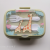 Cross-Border Cartoon Children's Lunch Box Student Portable Separated Plastic Lunch Box Double-Layer Cute Lunch Box
