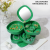 Leaf Shape Rotatable Multifunctional Storage Box Hair Accessories Hair Rope Ornament Bracelet Ring Jewelry Box