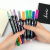 New Double Line Outline Pen Dreamy 12 Colors DIY Hand Account Multicolor Christmas Fluorescent Pen Greeting Outline Pen