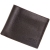 Litchi Grain Velvet Bottom Men's Wallet, with Inner Zipper, Oil-Edged Wallet, Black, Dark Coffee, Light Coffee Optional